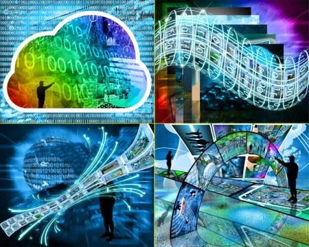 World of internet Stock Illustration