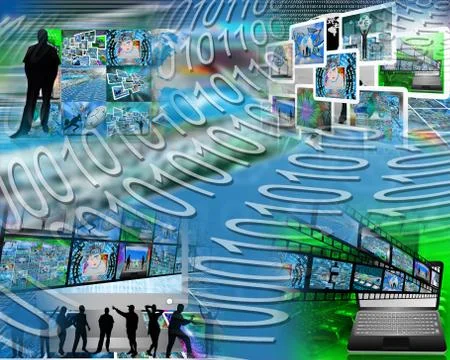 World of internet Stock Illustration