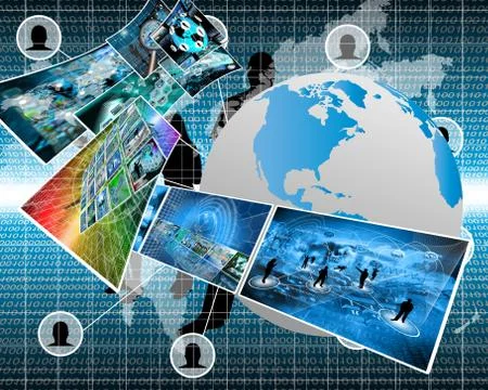 World of internet イラスト素材