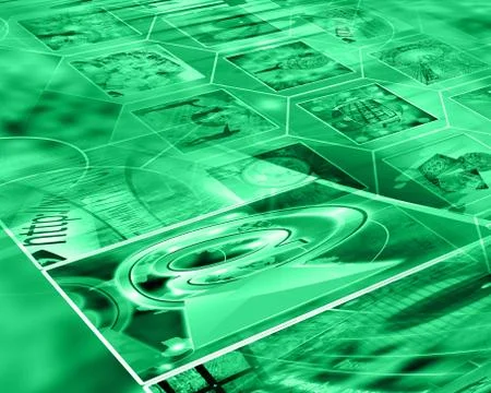 World of internet Illustrazione stock