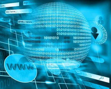 World of internet Stockillustratie