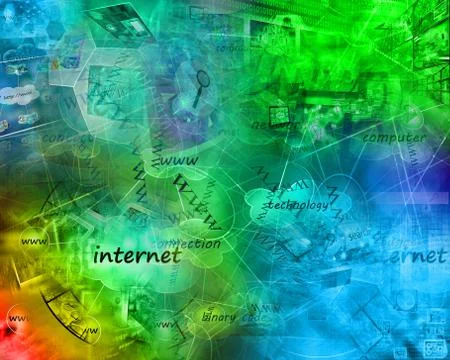 World of internet 스톡 일러스트