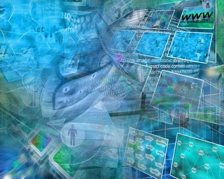 World of internet Stock Illustration