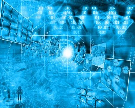 World of internet Stock Illustration