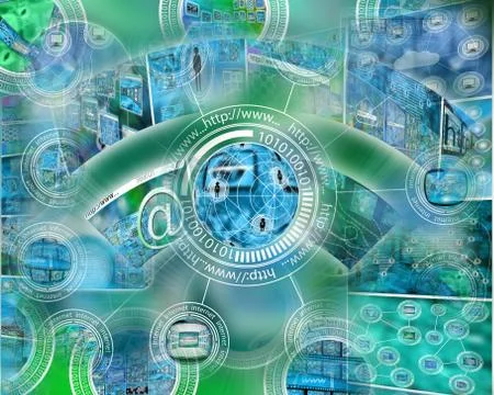 World of internet イラスト素材