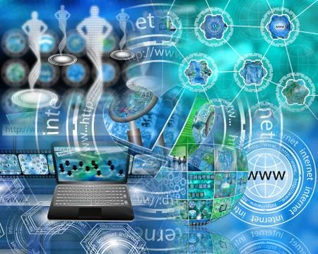 World of internet Stock Illustration