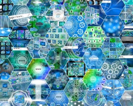 World of internet Stock Illustration