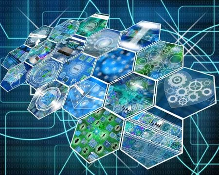 World of internet 스톡 일러스트