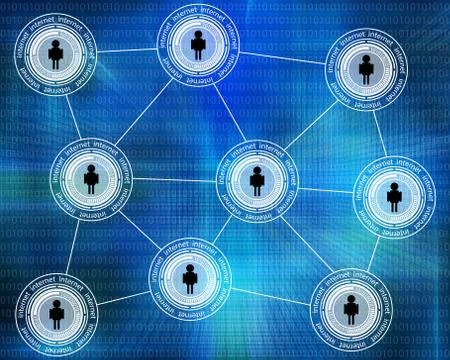 World of internet Stock Illustration