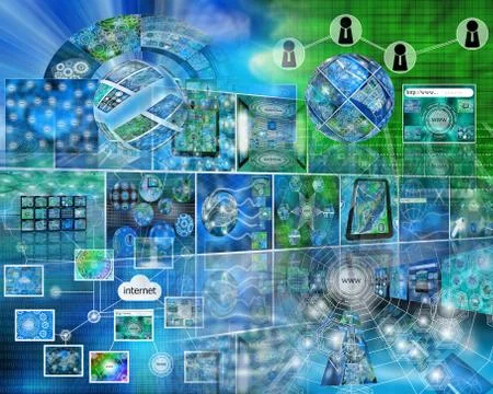 World of internet イラスト素材