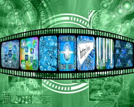 World of internet 스톡 일러스트