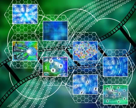 World of internet Stock Illustration