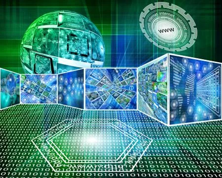 World of internet イラスト素材