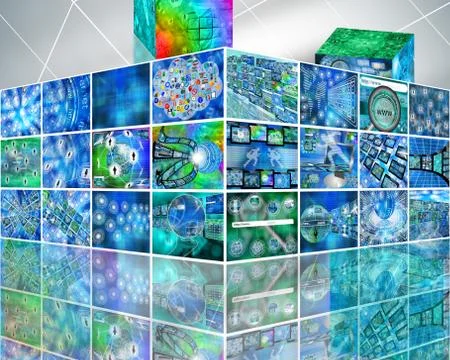 World of internet Stock Illustration