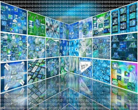 World of internet 스톡 일러스트