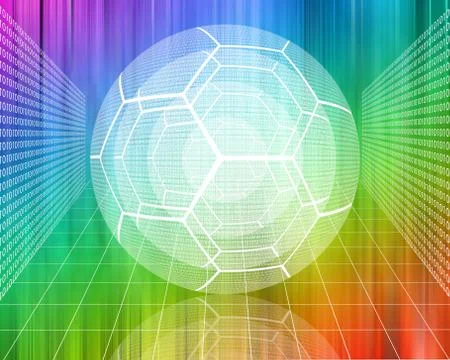 World of internet Illustrazione stock