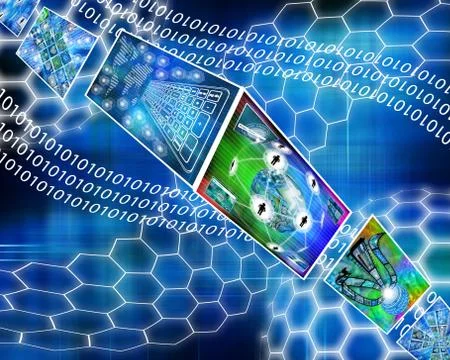 World of internet 스톡 일러스트