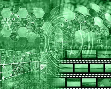 World of internet Stock Illustration