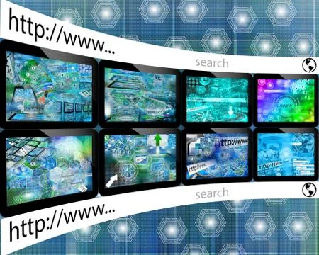 World of internet イラスト素材