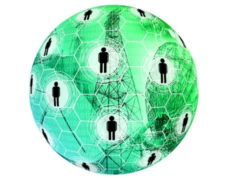 World of internet Stock Illustration