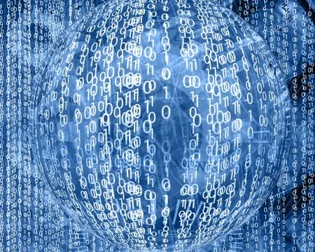 World of internet Illustrazione stock