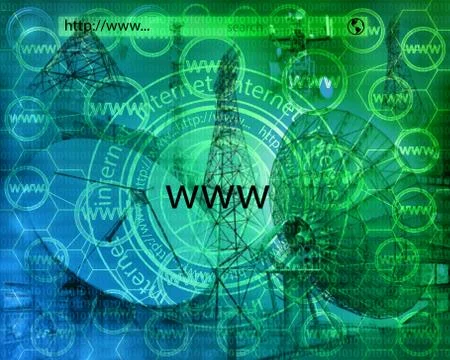 World of internet Stock Illustration