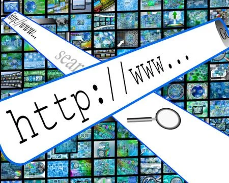 World of internet イラスト素材