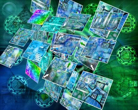 World of internet イラスト素材