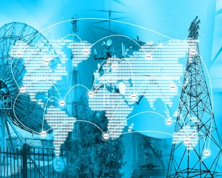 World of internet Fotos Stock