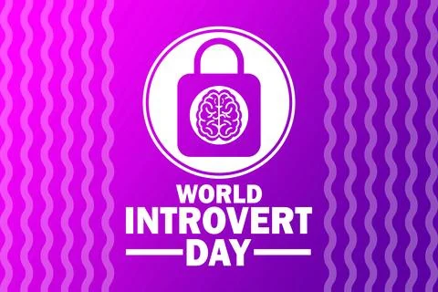 World Introvert Day Vector illustration Illustration