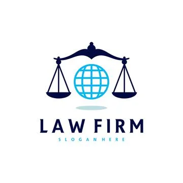 World Justice logo vector template, Creative Law Firm logo design concepts Stock Illustration