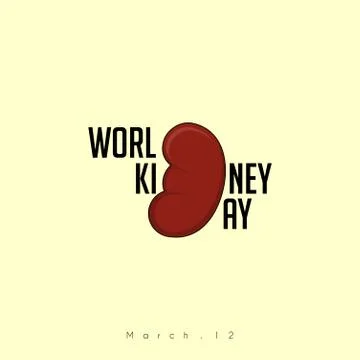 World Kidney Day Stock Illustration