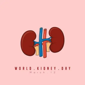World Kidney Day Stock Illustration