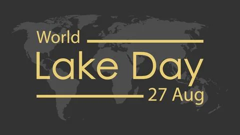 World Lake Day 스톡 일러스트
