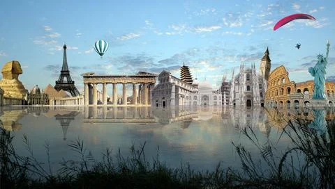 World landmarks Stock-Fotos