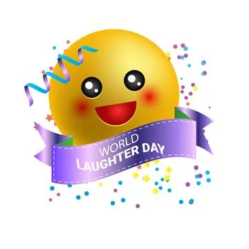 World laughter day vector banner Stock Illustration