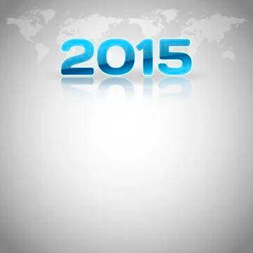 World layout 2015 Illustrazione stock