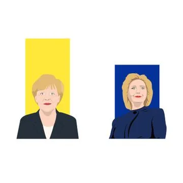 World leaders theme Stock Illustration