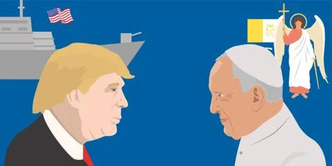 World leaders theme Stock Illustration