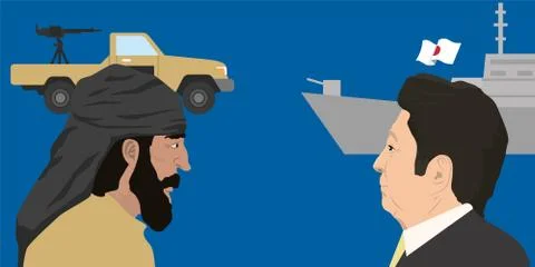 World leaders theme Stock Illustration