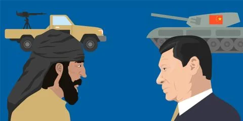World leaders theme Stock Illustration