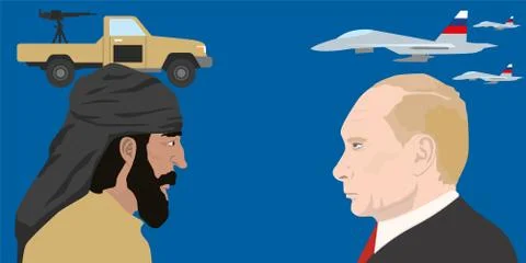 World leaders theme Stock Illustration