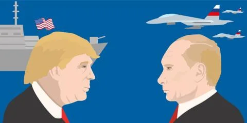 World leaders topic Stock Illustration