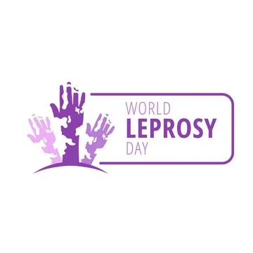 World Leprosy Day in January Vector Illustration Stock Illustration