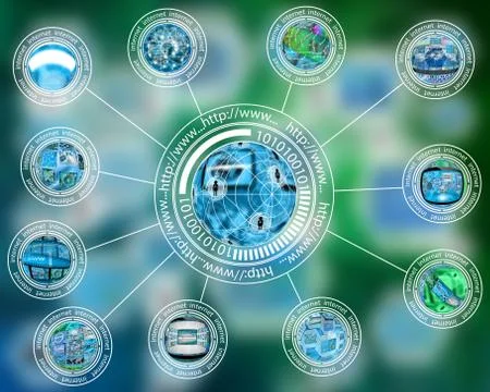 World link Stock Illustration