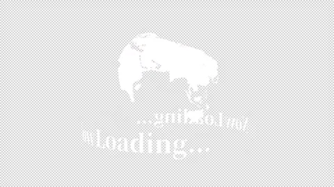 World loading Text animation 1080p - 30 fps - Alpha Channel Stock Footage 256201721