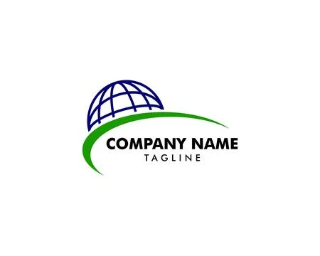 World Logo Icon Design Vector Illustration Stock Illustration