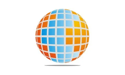 World Logo Template Stock-Illustration