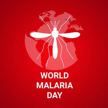 World malaria day background イラスト素材