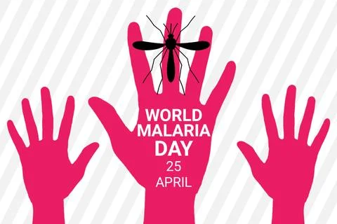 World Malaria Day Illustrazione stock
